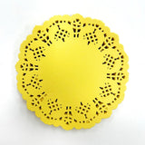 Doily Lemon Sorbet 4.5" Doilies 100ct