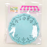 Doily Morning Sky - Doilies de 4,5", 100 unidades
