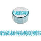 A new watercolor-style design with nuances is now available!
This series is a series with a touch and bleeding like a hand-drawn one.
It has a refreshing and transparent color that can be used casually.

Width 15mm × Length 5m
Material:&nbsp;Washi paper
Includes 1 roll of washi
Last few pictures shown are all the designs in the same collection, each sold separately.