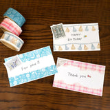 A new watercolor-style design with nuances is now available!
This series is a series with a touch and bleeding like a hand-drawn one.
It has a refreshing and transparent color that can be used casually.

Width 15mm × Length 5m
Material:&nbsp;Washi paper
Includes 1 roll of washi
Last few pictures shown are all the designs in the same collection, each sold separately.