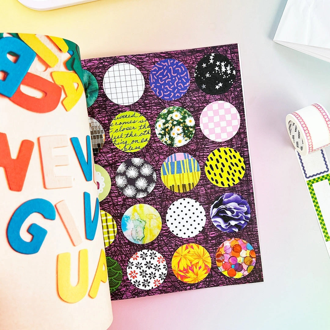 Dream Vision Collage Magazine is your go-to for planning, plotting, and putting big ideas on paper. Packed with bold visuals, playful textures, and 400+ stickers, it’s perfect for vision boards, journaling, and list-making that actually feels fun. Finished with a foil-stamped cover, this 8x10” magazine is made to flip through, tear into, and make totally your own.

Includes: 48 8x10" Pages, 5 sheets of stickers and over 400 stickers! 