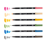 Exclusive, limited-edition “Flower" set allows you to bring drawings to life with exceptional detail and vibrant color combinations.

The “Flower" set is inspired by the Japanese four-character idiom "Kachō fūgetsu" (花鳥風月), which expresses the beauty of nature and the harmonious unity of "Flower" (ka, 花), "Bird" (chō, 鳥), "Wind" (fū, 風) and "Moon" (getsu, 月). With carefully selected colors, this set represents the delicate yet colorful beauty of the flower world.

Includes 6 Dual Brush Pens, Water Brush, 2 