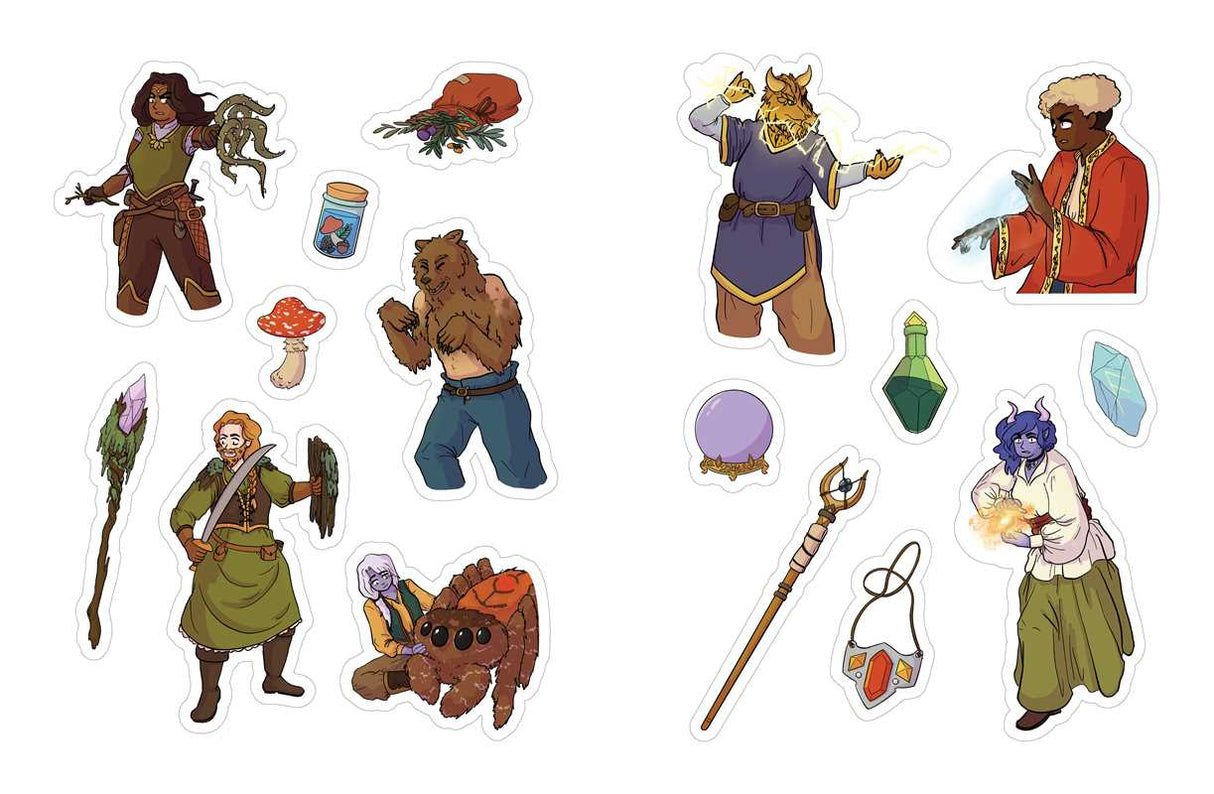 Düngeonmeister Rpg Sticker Book By Jef Aldrich