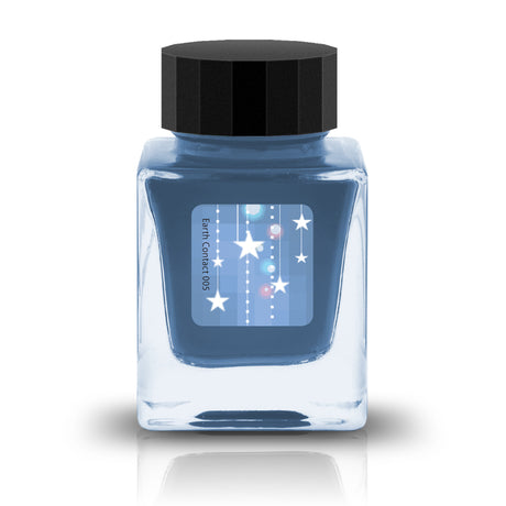 Embrace the bold and vibrant tones of nature through Tono &amp; Lims'&nbsp;Earth Contact Line. Inspired by rich gemstones, each ink color is perfect for those who enjoy adding radiance to their collection. Be sure to shake the bottle well before use to evenly disperse the glitter.

RGB: 145, 180, 227
Blue
Shimmering
30 ml