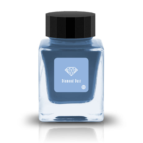 Embrace the bold and vibrant tones of nature through Tono &amp; Lims'&nbsp;Earth Contact Line. Inspired by rich gemstones, each ink color is perfect for those who enjoy adding radiance to their collection. Be sure to shake the bottle well before use to evenly disperse the glitter.

RGB: 145, 180, 227
Blue
Shimmering
30 ml