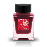 Embrace the bold and vibrant tones of nature through Tono &amp; Lims'&nbsp;Earth Contact Line. Inspired by rich gemstones, each ink color is perfect for those who enjoy adding radiance to their collection. Be sure to shake the bottle well before use to evenly disperse the glitter.

RGB: 215, 28, 51
Red
Shimmering
30 ml