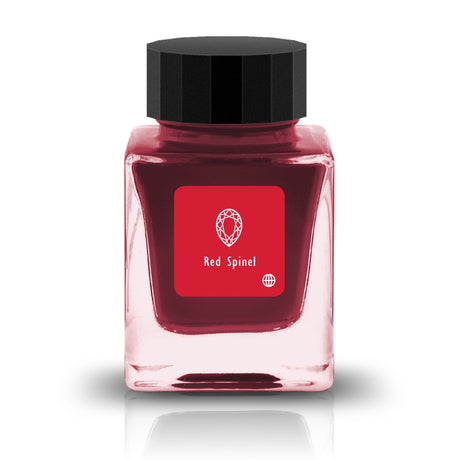 Embrace the bold and vibrant tones of nature through Tono &amp; Lims'&nbsp;Earth Contact Line. Inspired by rich gemstones, each ink color is perfect for those who enjoy adding radiance to their collection. Be sure to shake the bottle well before use to evenly disperse the glitter.

RGB: 215, 28, 51
Red
Shimmering
30 ml