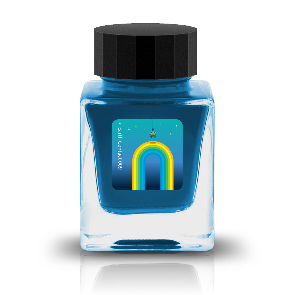 Embrace the bold and vibrant tones of nature through Tono &amp; Lims'&nbsp;Earth Contact Line. Inspired by rich gemstones, each ink color is perfect for those who enjoy adding radiance to their collection. Be sure to shake the bottle well before use to evenly disperse the glitter.

RGB: 7, 145, 239
Blue
Shimmering
30 ml