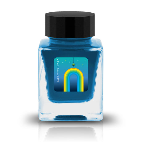 Embrace the bold and vibrant tones of nature through Tono &amp; Lims'&nbsp;Earth Contact Line. Inspired by rich gemstones, each ink color is perfect for those who enjoy adding radiance to their collection. Be sure to shake the bottle well before use to evenly disperse the glitter.

RGB: 7, 145, 239
Blue
Shimmering
30 ml