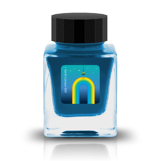 Embrace the bold and vibrant tones of nature through Tono &amp; Lims'&nbsp;Earth Contact Line. Inspired by rich gemstones, each ink color is perfect for those who enjoy adding radiance to their collection. Be sure to shake the bottle well before use to evenly disperse the glitter.

RGB: 7, 145, 239
Blue
Shimmering
30 ml