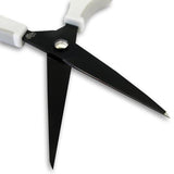 These scissors feature a comfort grip handle that make them perfect to use on all your craft projects! They have non-stick blades and can be used for both right and left handed people.&nbsp;

This package contains Small Precision Scissors, one 5 inch long pair of scissors with a safety cover.