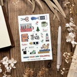 Eric Small Things Sticker Sheet - Make Your Day Colorful