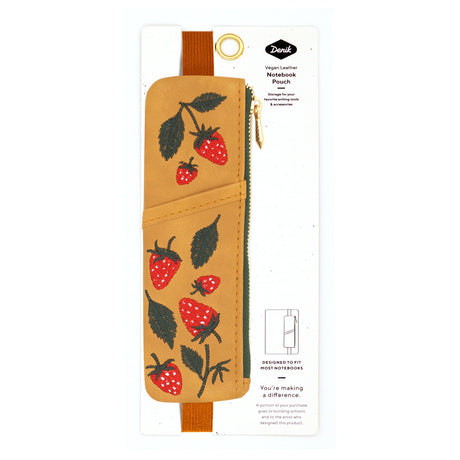 Elana's Berries Embroidered Notebook Pouch