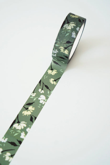 Cute, custom designed floral washi tape to add something extra to your stationery.