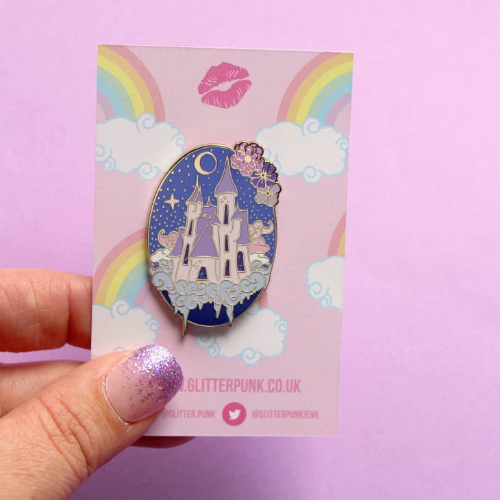 Glitter Punk - Enchanted Castle Enamel Pin