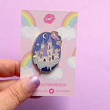 Glitter Punk - Enchanted Castle Enamel Pin