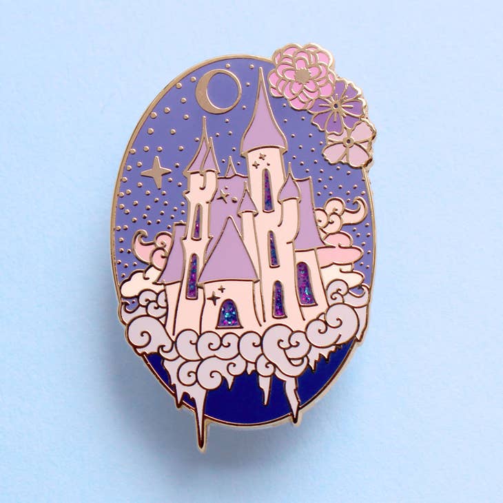 Glitter Punk - Enchanted Castle Enamel Pin