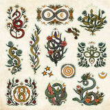 Draw from the power of nature with this fantastic treasury of woodland wonders! 50 vibrant pages brim with more than 800 stickers, all featuring a forest flourish. Eclectic assortment spans a diverse range: birds, insects, animal families, trees, mushrooms, ferns, flowers, fairy folk, seasons, moonlit magic, far-flung landscapes, plus an assortment of woodland borders, labels, seals, and so much more.