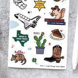 Eric Small Things - Hello Houston Sticker Sheet