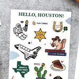Eric Small Things - Hello Houston Sticker Sheet