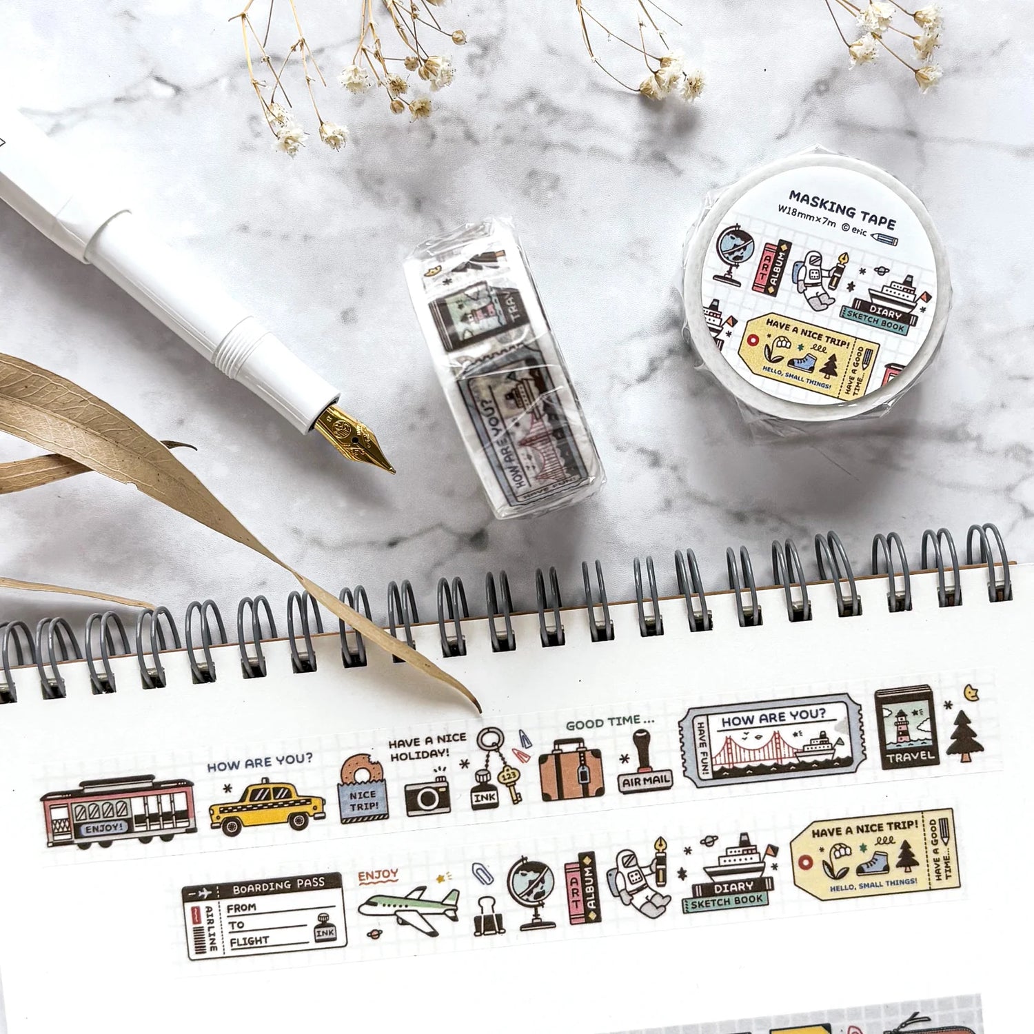 Eric Small Things Washi Tapes - Have a Nice Trip!