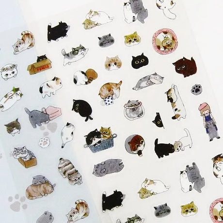 Exotic Shorthair Sticker Sheet

This is a small size transparent material sticker that is easy to decorate in planners or journals. It contains two identical illustrations, so you can use it for preservation, matching, or sharing.

Sheet size: Length 150× Width 90mm
Includes 1 sticker sheet