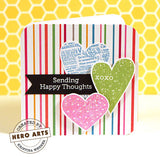 Striped Heart Stamp