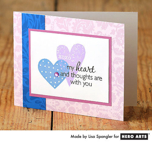 Striped Heart Stamp
