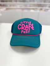 Little Craft Fest Turqouise Trucker Hat