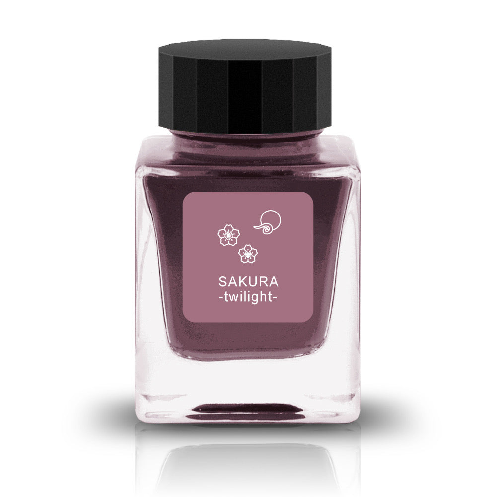 SAKURA - Twilight Ink

The Flower Memories Collection is inspired by the beauty of flowers. Some of the inks include shimmer to represent falling petals.&nbsp;

RGB: 163, 113, 129

Pink

30ml