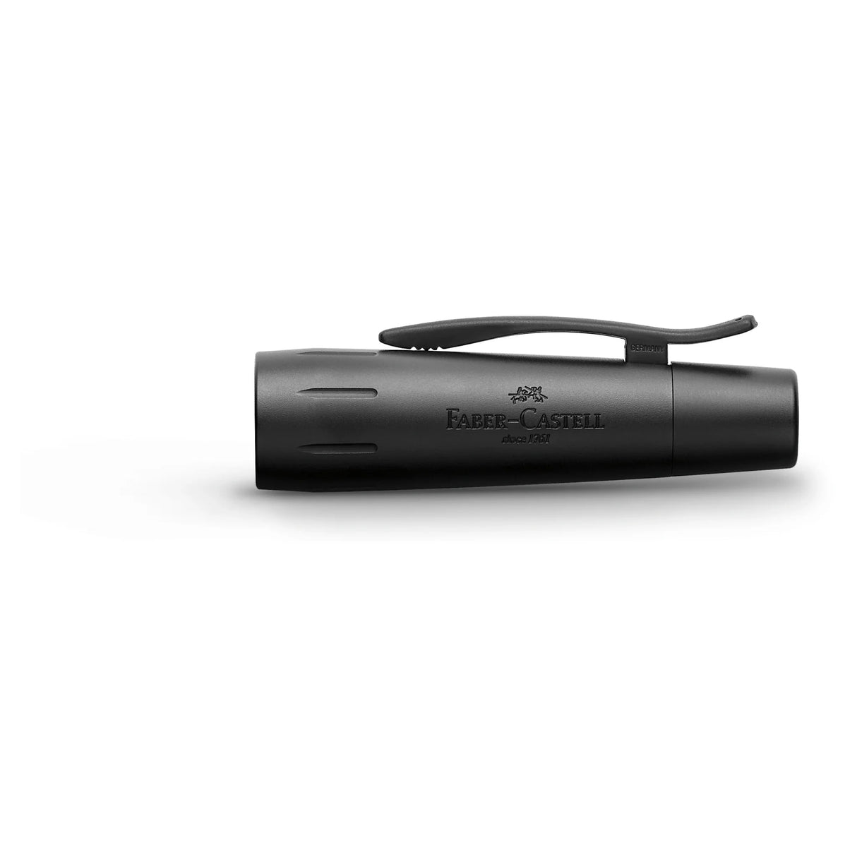 The e-motion Pure Black, with its dynamic shape and striking matte black finish, ignites a sense of passion and sophistication. The deep, trendy shade with its modern elegance, stands out in any collection. The masculine aluminum barrel, adorned with an intricate guilloche pattern, captivates connoisseurs and pen enthusiasts alike.


e-motion writing instruments feature a bulbous barrel and tapered design, ensuring the pen rests comfortably in your hand for hours of uninterrupted writing, drawing and sketch