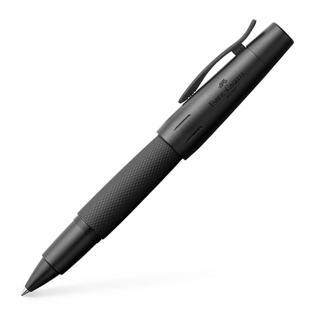 The e-motion Pure Black, with its dynamic shape and striking matte black finish, ignites a sense of passion and sophistication. The deep, trendy shade with its modern elegance, stands out in any collection. The masculine aluminum barrel, adorned with an intricate guilloche pattern, captivates connoisseurs and pen enthusiasts alike.


e-motion writing instruments feature a bulbous barrel and tapered design, ensuring the pen rests comfortably in your hand for hours of uninterrupted writing, drawing and sketch
