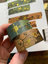 Cinta washi con mapas de fantasía