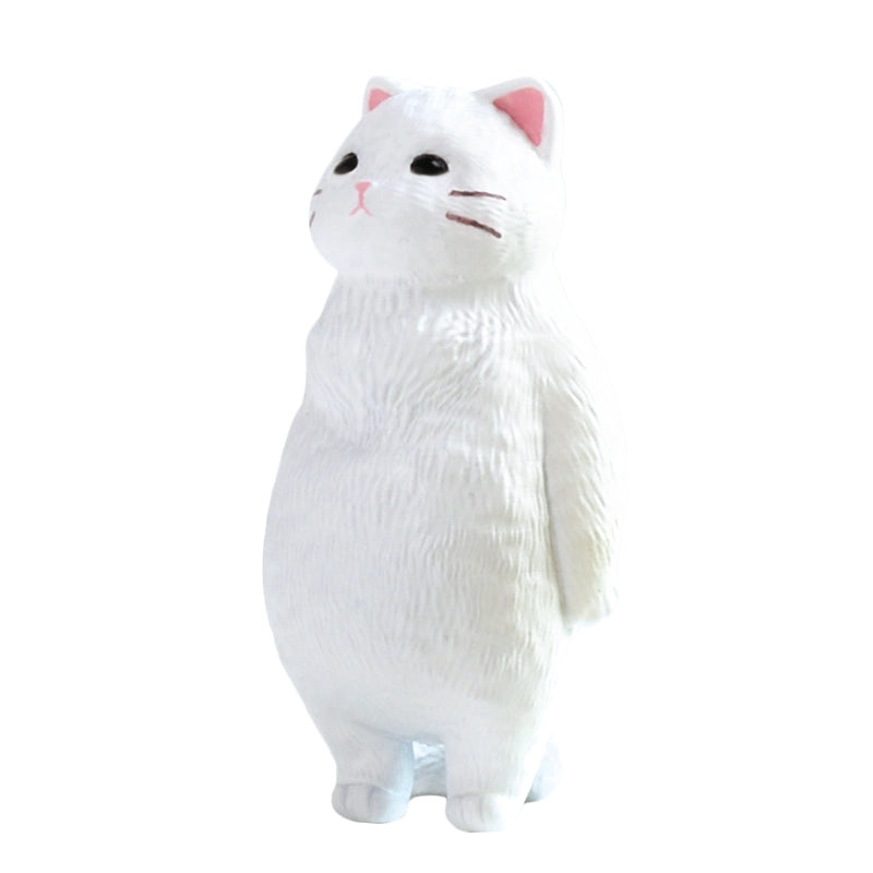 Just standing there... The soothing sight of them standing with a neutral expression...

Cats with nihilistic expressions and poses

Lineup (5 Variants):

White
Brown tiger
Black × White
Gray
Calico Cat