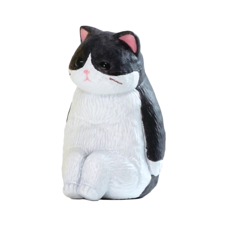 Just standing there... The soothing sight of them standing with a neutral expression...

Cats with nihilistic expressions and poses

Lineup (5 Variants):

White
Brown tiger
Black × White
Gray
Calico Cat