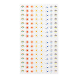 The "weather pattern" can be used to manage your physical condition by comparing your feelings of the day to the weather, or simply to record the weather of the day. Since it is a re-peeling sticker, you can reapply it even if you change your mood.