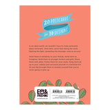 Give the grown-ass ladies and badass girls in your life a boost of feminist fire with this postcard book (20 cards, 10 designs). And if you’re the type to send postcards to politicians, these are sure to send a message: The future is feMAIL. (Sorry, we had to make that joke.)

Twenty extra-large 5" x 7" postcards with card stock cover
2 each of 10 different designs (20 total postcards)