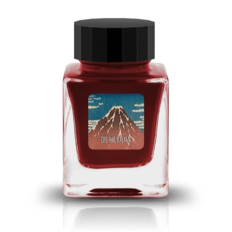 凱風快晴 (Fine Wind, Clear Morning) Ink

The Respect Collection pays homage to artistic masterpieces with inks that display the vibrant colors found in these artworks. These inks are also a part of the Crystal Line which has been produced specifically for glass pens.&nbsp;

RGB: 158, 46, 32
Red

30ml

Glass Pen Only