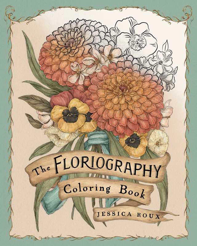 Floriography Coloring Book By Jessica Roux