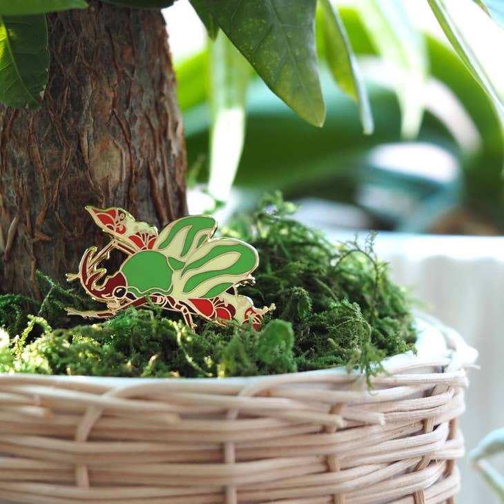 Shoal - Flower Beetle Pin