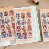 Cherry Rabbit - Flower Series Sticker Sheet