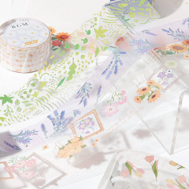 Flower Yellow PET Tape