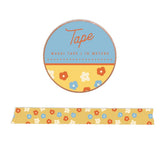 Add a floral touch to your crafts with our Garden Flower Pattern Washi Tape. Perfect for scrapbooking, planners, cards, and envelopes, this durable and removable tape adds a cheerful garden vibe to everything you do.

Additional Details:
- 15 mm width
- 10 m length