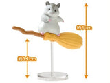 Add a little magic to your shop with the FLYING BROOM series — a whimsical collection of adorable animals soaring through the sky on enchanted brooms. Each figure features detailed sculpting and a clear display stand, perfect for creating a charming floating effect in-store or at home. From playful pigs to curious cats, these fantasy-inspired mini figures capture the wonder of a magical forest world and make great additions to kawaii or animal-themed collections.