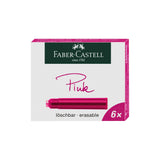 Faber-Castell Fountain Pen Ink Cartridges - Pink