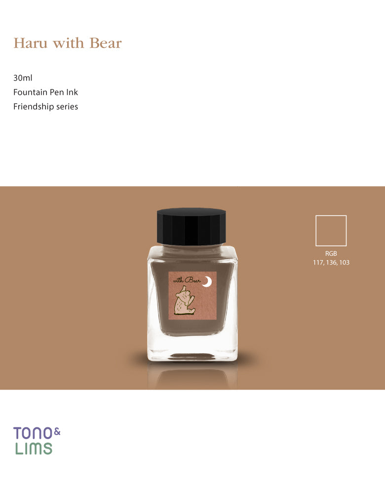TONO & LIMS Ink - Friendship - Haru With Bear