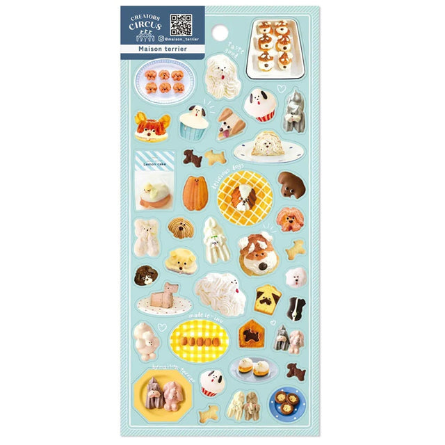 A transparent sticker has appeared from "CREATORS CIRCUS", which has the theme of "excitement and excitement" like a circus.
The creator's unique illustrations and artworks are fun and familiar.
You can enjoy it in various decorations such as notebooks and notebooks.

Size: H195mm×W95mm×D1mm
Material: Transparent PET