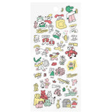 A transparent sticker has appeared from "CREATORS CIRCUS", which has the theme of "excitement and excitement" like a circus.
The creator's unique illustrations and artworks are fun and familiar.
You can enjoy it in various decorations such as notebooks and notebooks.

Size: H195mm×W95mm×D1mm
Material: Transparent PET