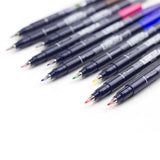 Juego de pinceles de colores Fudenosuke, paquete de 10