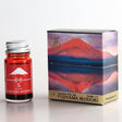 Mt. Fuji changes its expression in various ways depending on the season, weather, and time of day. Its beautiful and rich color landscape has had a great influence on culture and Japanese sensibilities. Expressing such a variety of expressions of Mt. Fuji and the delicate taste of traditional Japanese colors,
　
Loved by many people like Mt. Fuji
to become an ink that “connects” hearts and minds.
I made this with my wish. We created an ink.

Akane Red - A symbol of good luck, vividly dyed "Red Mt. Fuji". Cle